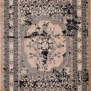 ΧΑΛΙ VELVET 4437/Anthracite Beige - 200cm x 290cm