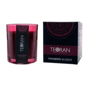 Αρωματικο κερί Cranberry Coco στρόγγυλο 130γρ