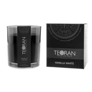 Αρωματικο κερί Vanilla White στρόγγυλο 130γρ