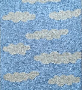 ΧΑΛΙ ΠΑΙΔΙΚΟ KIDDO CLOUDS LIGHT BLUE - 090cm x 160cm