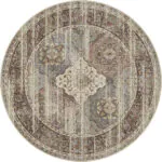 ΧΑΛΙ IMPERIAL 1801/V CREAM-TERRA - 160cm - Στρογγυλό