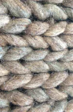 ΧΑΛΙ ΜΑΛΛΙΝΟ BRAID 104 SMOKE-GREY - 070cm x 140cm