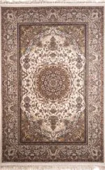 ΧΑΛΙ ROYAL SILK 539/W CREAM-BLUE - 200cm x 285cm