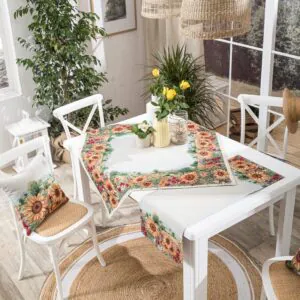 Καρέ & Τραβέρσα Sunflower (Σετ 2τεμ.)