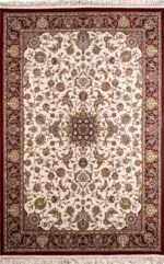 ΧΑΛΙ ROYAL SILK 003/M CREAM-RED - 160cm x 235cm