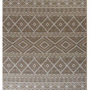 Χαλί NOVO 39043-ΜΠΕΖ-ΚΑΦΕ Tzikas Carpets