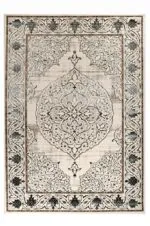 Χαλί KASHAN 39550-ΠΡΑΣΙΝΟ- ΜΕΝΤΑ Tzikas Carpets