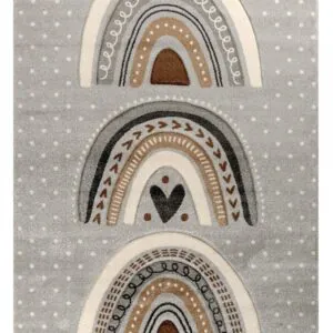 Χαλί DIAMOND 40083-ΜΠΕΖ-ΚΑΦΕ-ΓΚΡΙ Tzikas Carpets