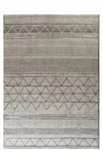 Χαλί NOVO 54156-ΜΑΥΡΟ-ΑΣΗΜΙ Tzikas Carpets