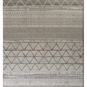 Χαλί NOVO 54156-ΜΑΥΡΟ-ΑΣΗΜΙ Tzikas Carpets