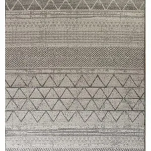 Χαλί NOVO 54156-ΜΑΥΡΟ-ΑΣΗΜΙ Tzikas Carpets
