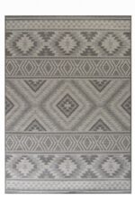Χαλί NOVO 54161-ΜΑΥΡΟ-ΑΣΗΜΙ Tzikas Carpets