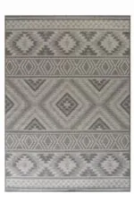 Χαλί NOVO 54161-ΜΑΥΡΟ-ΑΣΗΜΙ Tzikas Carpets
