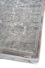 ΧΑΛΙ LUXURIOUS SILK 5991 GREY BEIGE - 240cm x 340cm