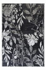 Χαλί HARMONY 61070-ΜΑΥΡΟ-ΑΣΗΜΙ Tzikas Carpets