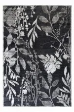 Χαλί HARMONY 61070-ΜΑΥΡΟ-ΑΣΗΜΙ Tzikas Carpets