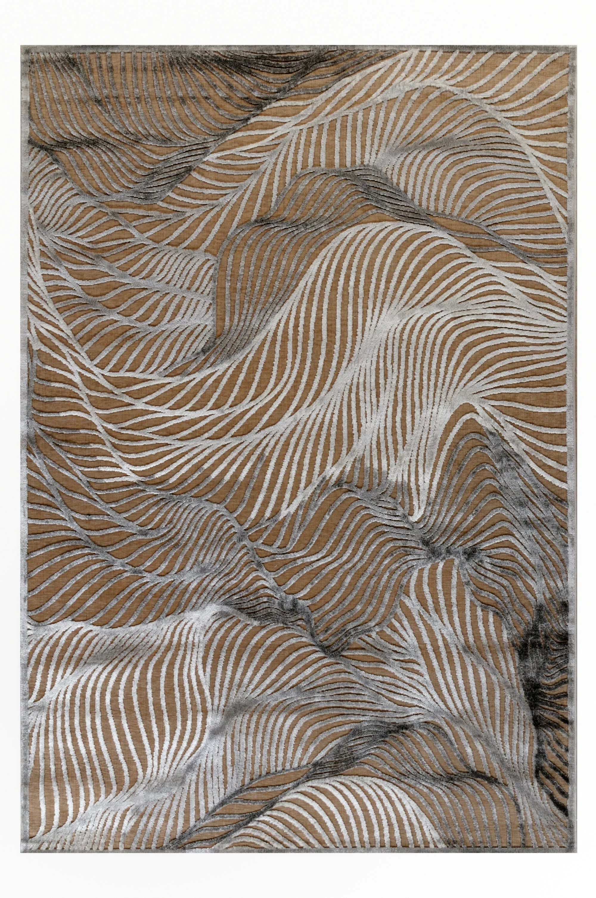 Χαλί HARMONY 61072-ΚΑΦΕ-ΓΚΡΙ Tzikas Carpets