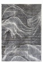 Χαλί HARMONY 61072-ΜΑΥΡΟ-ΑΣΗΜΙ Tzikas Carpets