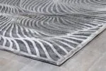 Χαλί HARMONY 61072-ΜΑΥΡΟ-ΑΣΗΜΙ Tzikas Carpets