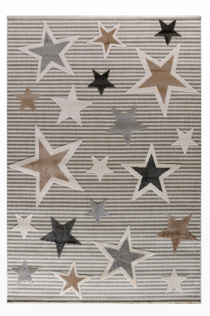 Tzikas Carpets Χαλί MALLORCA 61216-ΜΠΕΖ-ΚΑΦΕ Tzikas Carpets ROUND 160X160