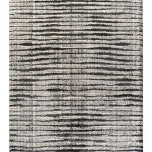Χαλί ERI 80280-ΜΑΥΡΟ-ΑΣΗΜΙ Tzikas Carpets