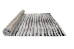 Χαλί ERI 80280-ΜΑΥΡΟ-ΑΣΗΜΙ Tzikas Carpets