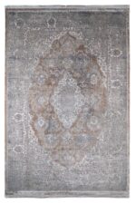 ΧΑΛΙ LUXURIOUS SILK 5991 GREY BEIGE - 240cm x 340cm