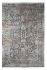 ΧΑΛΙ LUXURIOUS SILK 6789 GREY BEIGE - 200cm x 290cm