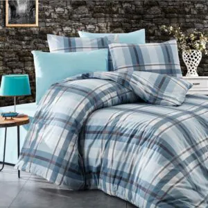 ΣΕΝΤΟΝΙΑ ΕΜΠΡΙΜΕ ΣΕΤ 4 τεμ Εκάβη 421 240X270 Sky Blue Cott/Pol 70/30