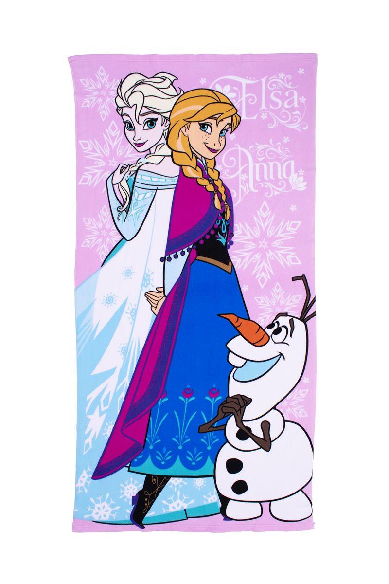 Disney Home Πετσέτα Θαλάσσης Quick Dry Disney Home Frozen 28 70X140 Pink 100% Microfiber