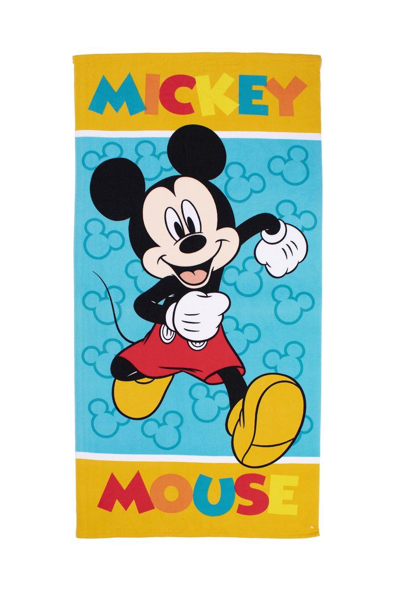 Disney Home Πετσέτα Θαλάσσης Quick Dry Disney Home Mickey 71 70X140 Sky Blue 100% Microfiber