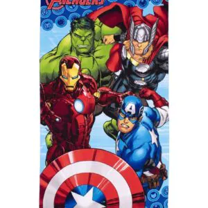 Πετσέτα Θαλάσσης Quick Dry Marvel Avengers 17 70X140 Blue 100% Microfiber