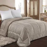 ΚΟΥΒΕΡΤΟΠΑΠΛΩΜΑ ΜΟΝΟ 160X220 ADAM HOME (812) TAUPE