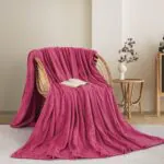 ΚΟΥΒΕΡΤΑ FLEECE ΥΠΕΡΔΙΠΛΟ 220X240 ADAM HOME (550) FUCSHIA(21)