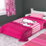 ΚΟΥΒΕΡΤΑ ΙΣΠΑΝΙΑΣ ΜΟΝΗ 160X220 BELPLA STER 272 FUCHSIA