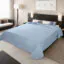 ΚΟΥΒΕΡΤΑ ΙΣΠΑΝΙΑΣ ΜΟΝΗ 160X220 BELPLA STER PLAIN LIGHT BLUE(3)