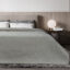 ΚΟΥΒΕΡΛΙ MICROFIBER PRE-WASHED ΜΟΝΟ 160X240 ADAM HOME VIVA GREY