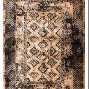 Χαλί KARMA 00156-ΜΠΕΖ-ΚΑΦΕ-ΓΚΡΙ-ΧΡΥΣΟ Tzikas Carpets