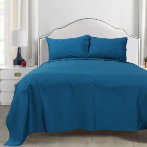 Σετ σεντόνια King Size με λάστιχο 4 Seasons Art 12000 260x270 Πετρόλ Beauty Home