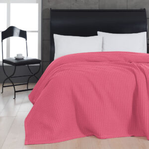 Πικέ υπέρδιπλη waffle Art 1990 Fuchsia 230x240 Φουξ Beauty Home