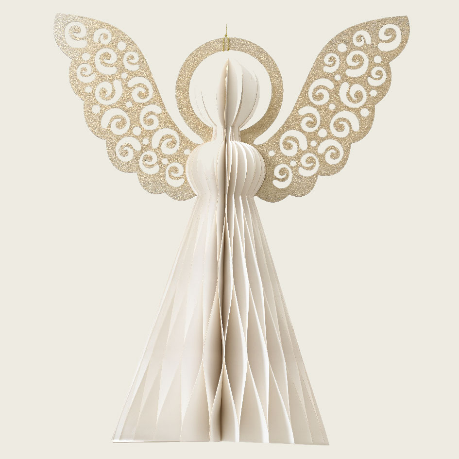 Beauty Home ΧΑΡΤΙΝΟΣ ΑΓΓΕΛΟΣ ΜΕ ΜΑΓΝΗΤΗ 33 x 40 cm Beauty Home