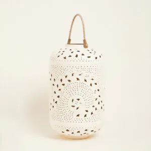 ΦΑΝΑΡΙ ΜΕΤΑΛΙΚΟ ΕΚΡΟΥ 51 x 28 cm Beauty Home