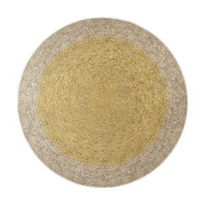Ροτόντα 90x90 Jute Art 9131 Μπεζ,Κίτρινο Beauty Home