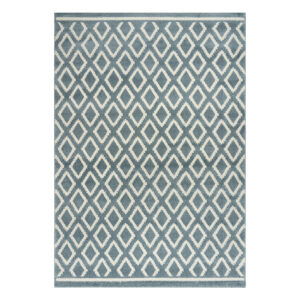 Χαλί Vibe Art 9574 160x230 Blue White Σιέλ Λευκό Beauty Home