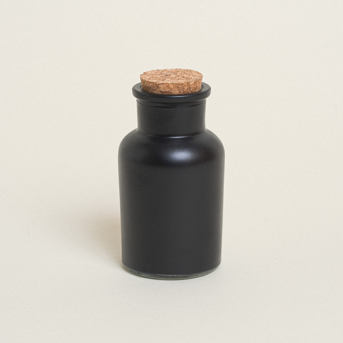 Beauty Home ΜΠΟΥΚΑΛΑΚΙ ΜΑΥΡΟ ΜΑΤ ΜΕ ΦΕΛΛΟ 11 x 5,7 cm 125 ml Beauty Home
