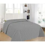 ΚΟΥΒΕΡΛΙ ELEGANCE KING SIZE 240X260 ADAM HOME ΑΡΜΟΝΙΑ GREY