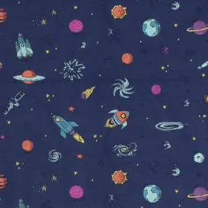 ΠΑΝΑ ΧΑΣΕΣ bebe Space 189 80X80 Blue Cotton 100%