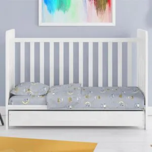 ΠΑΠΛΩΜΑΤΟΘΗΚΗ ΕΜΠΡΙΜΕ bebe Sweet Dreams 552 120X160 Grey 100% Cotton