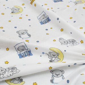 ΣΕΝΤΟΝΑΚΙ ΛΙΚΝΟΥ bebe Sweet Dreams 554 80X110 White-Sky Blue 100% Cotton