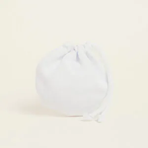 Beauty Home ΠΟΥΓΚΙ ΟΒΑΛ ΜΕ ΚΟΡΔΟΝΙ ΜΟΝΟΧΡΩΜΟ PREMIUM 13 x 14 cm